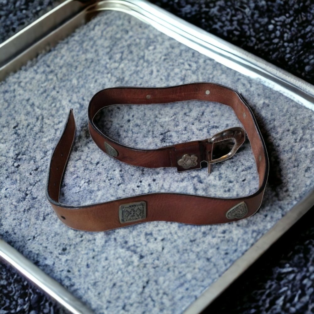 Cowgirl Vintage Genuine Leather Belt.  41" Long
